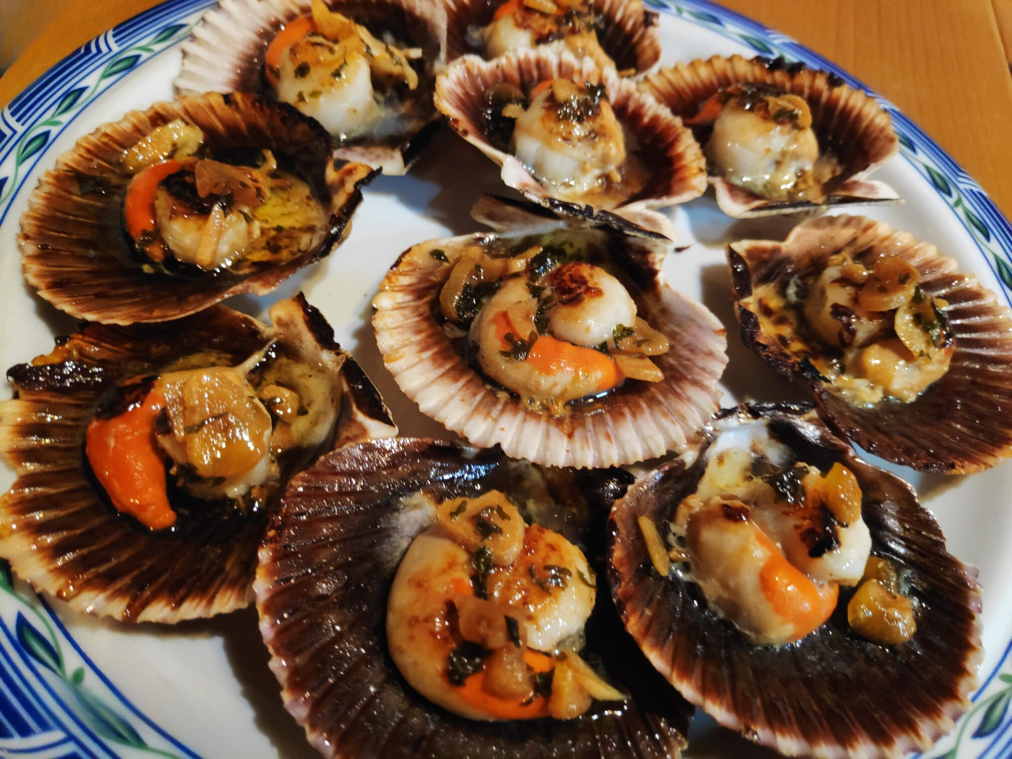 Zamburiñas al Ajillo